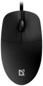 Мышь Defender Azora (MB-241) [проводная, светодиодная, 1200 DPI, 125 Гц, подсветка, черная]