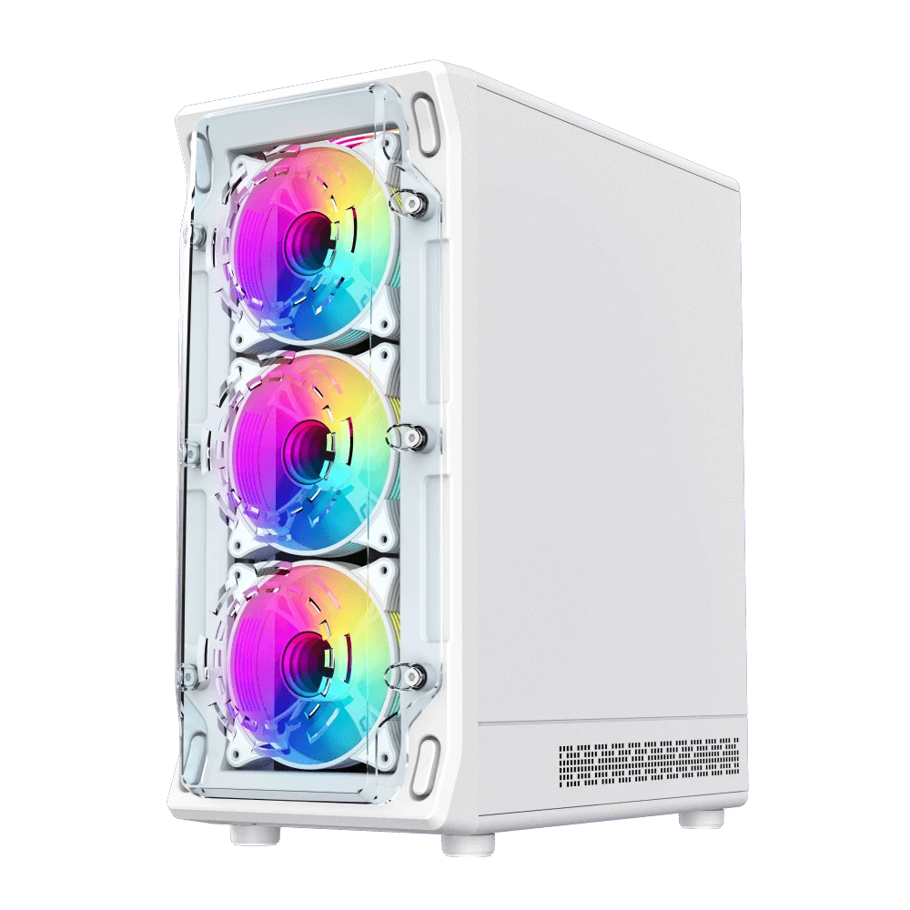 Корпус GameMax Starlight 2 AW White [Midi Tower, 6 x 120 мм ARGB, белый]