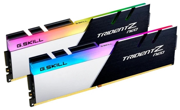 Комплект оперативной памяти G.Skill Trident Z NEO (F4-3600C18D-32GTZN), [32 ГБ DDR 4, 3600 МГц, 28800 Мб/с, 1.35 В, подсветка, KIT]
