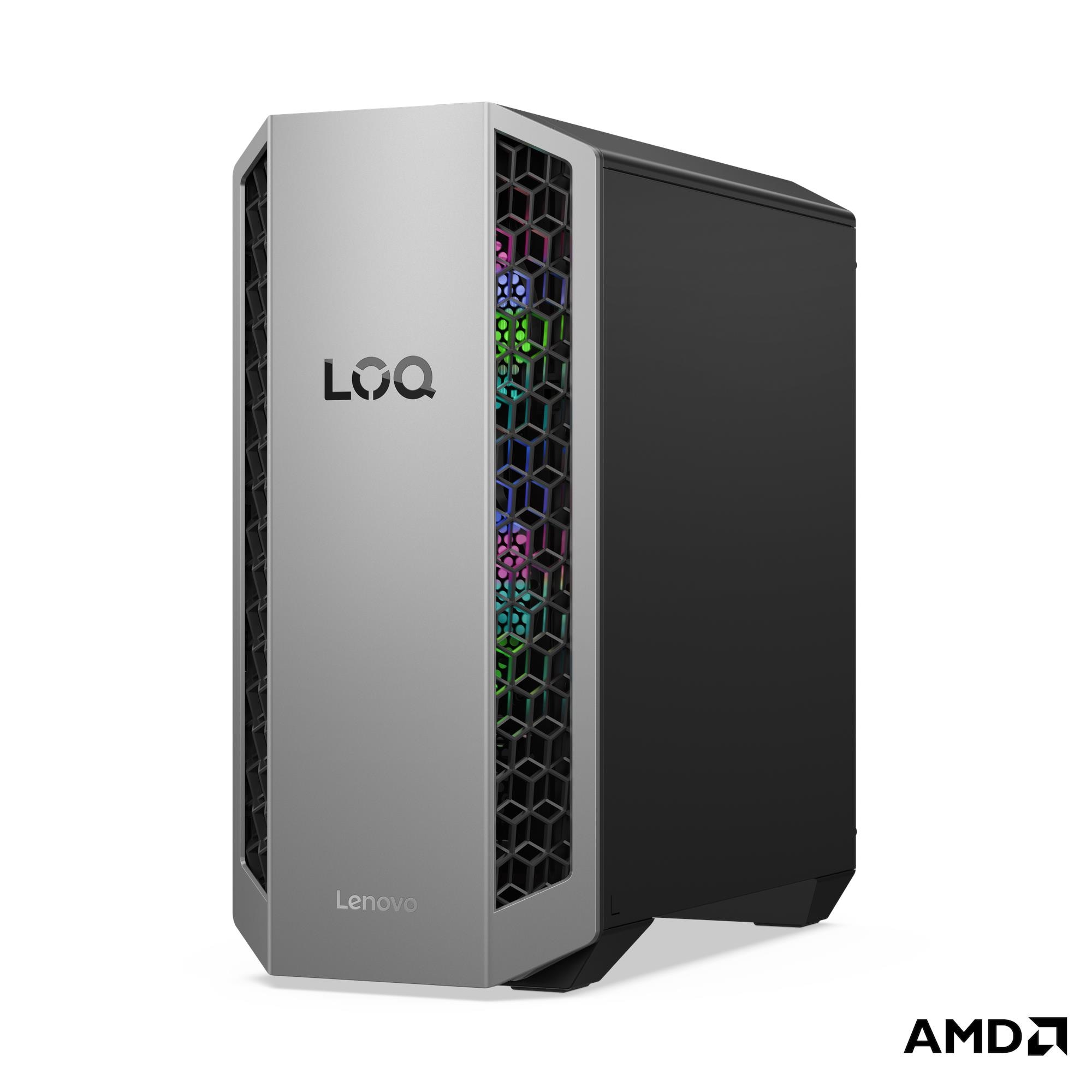 Системный блок Lenovo LOQ Tower 26ADR10 (91DF000QKZ) [Ryzen 7 8745HX, 16 ГБ ОЗУ, 512 ГБ SSD, RTX 5060, DOS]