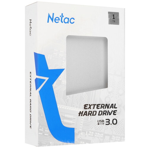 Внешний жёсткий диск Netac K338 1 ТБ [NT05K338N-001T-30SL]