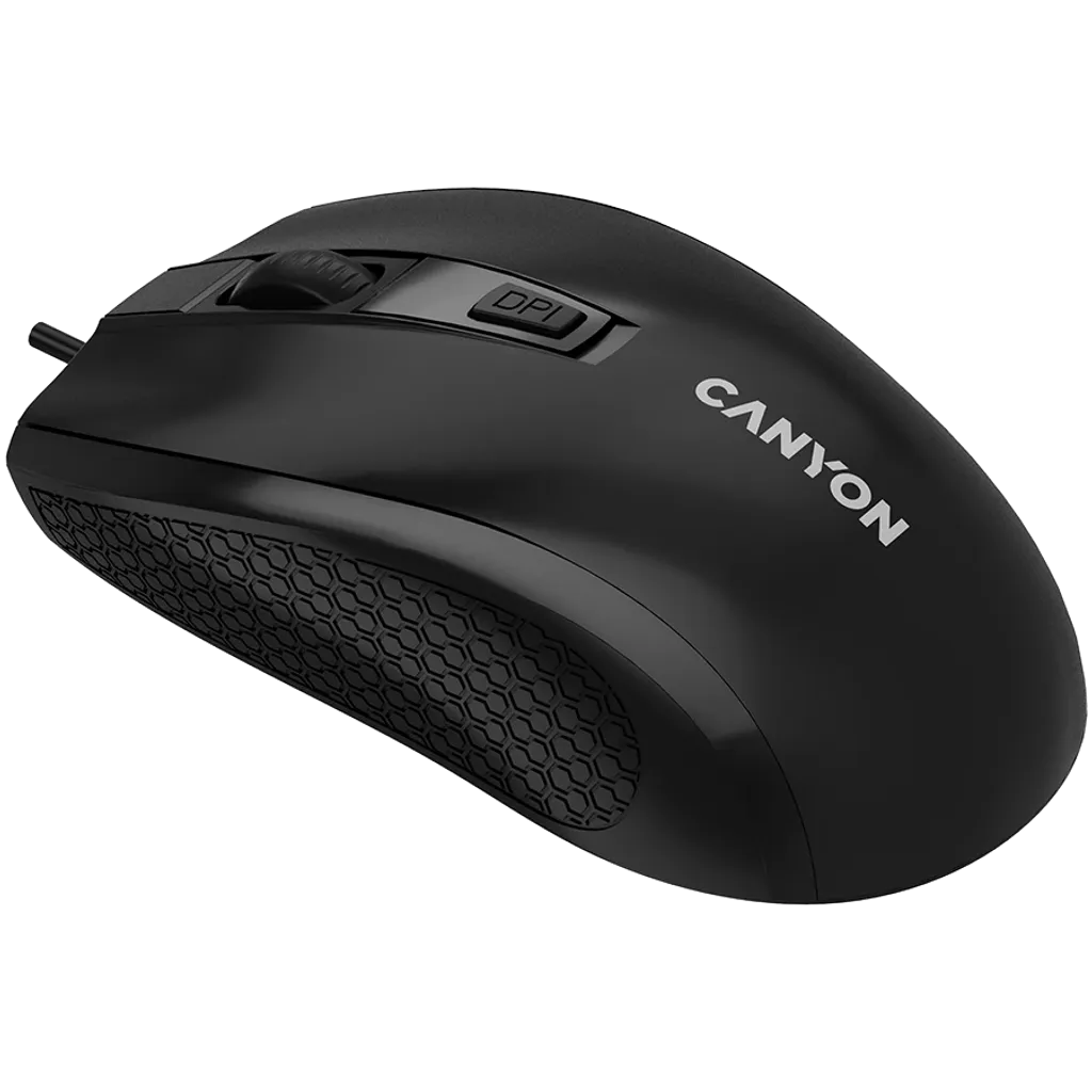 Мышь Canyon M-4 (CNE-CMS4) [проводная, светодиодная, 1600 DPI, черная]