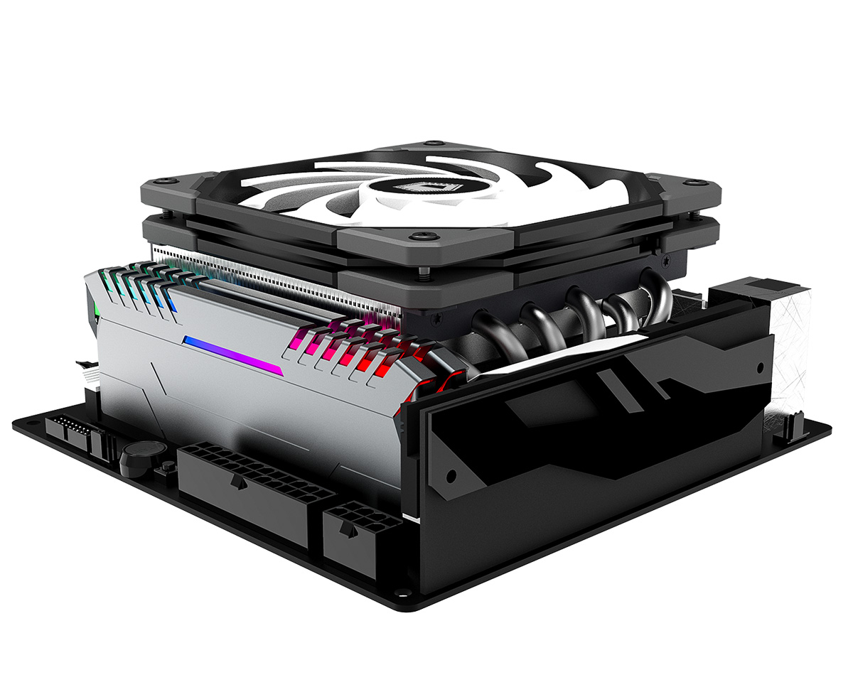 Система охлаждения ID-Cooling IS-60 EVO ARGB [120 мм + 92 мм, 2500 об/мин, 33 дБ, 4 pin]