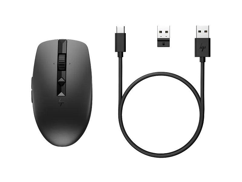 Мышь HP 710 (6E6F2AA) [беспроводная, светодиодная, 3000 DPI, черная]