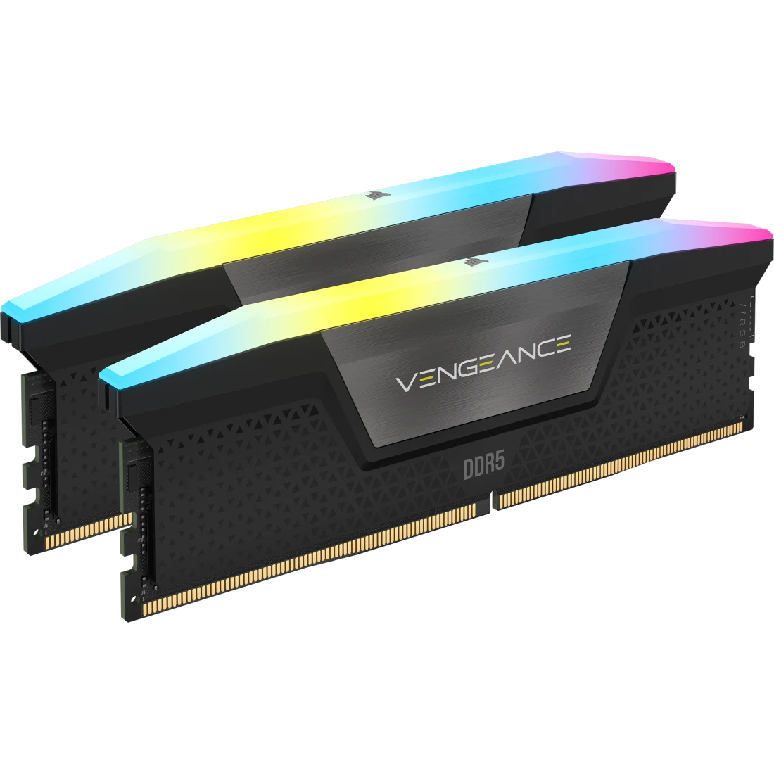Комплект оперативной памяти Corsair VENGEANCE RGB DDR5 (CMH32GX5M2X7200C34) [32 ГБ, DDR 5, 7200 МГц, 1.45 В, подсветка, KIT]