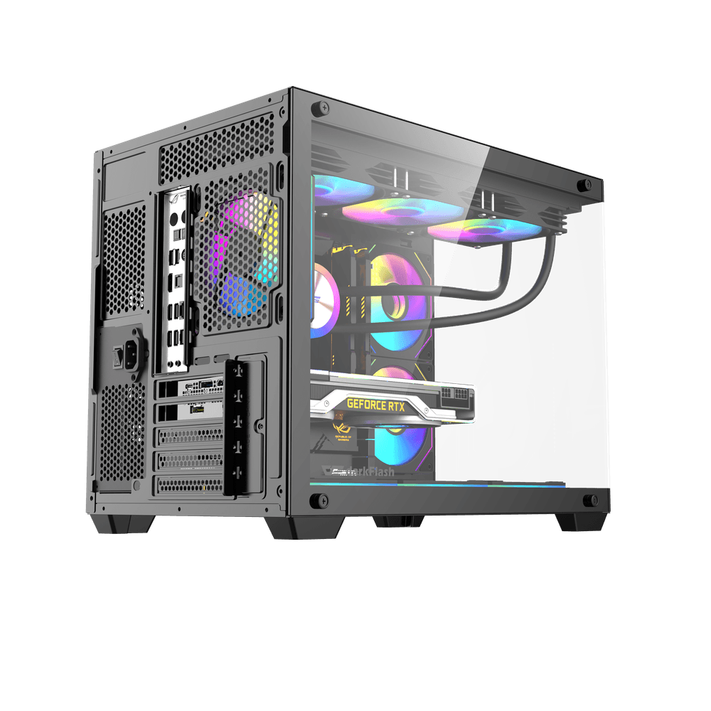 Корпус darkFlash B275 PRO (DF-B275-PRO) [Mini Tower, Черный]