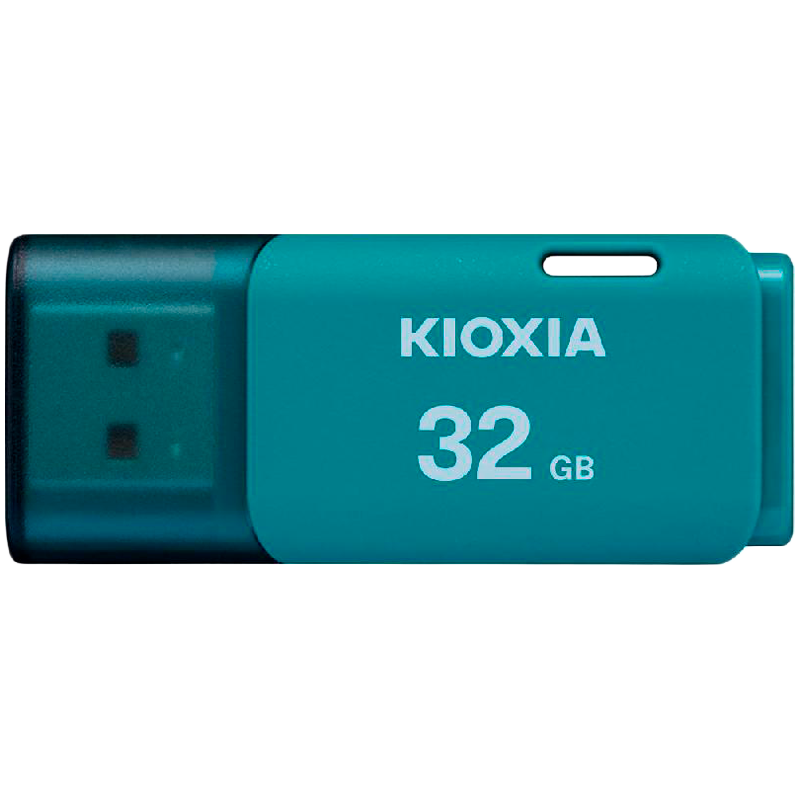 USB Флеш KIOXIA Hayabusa U202 AQUA (LU202L032GG4) 32ГБ, USB 2.0  - RETAIL