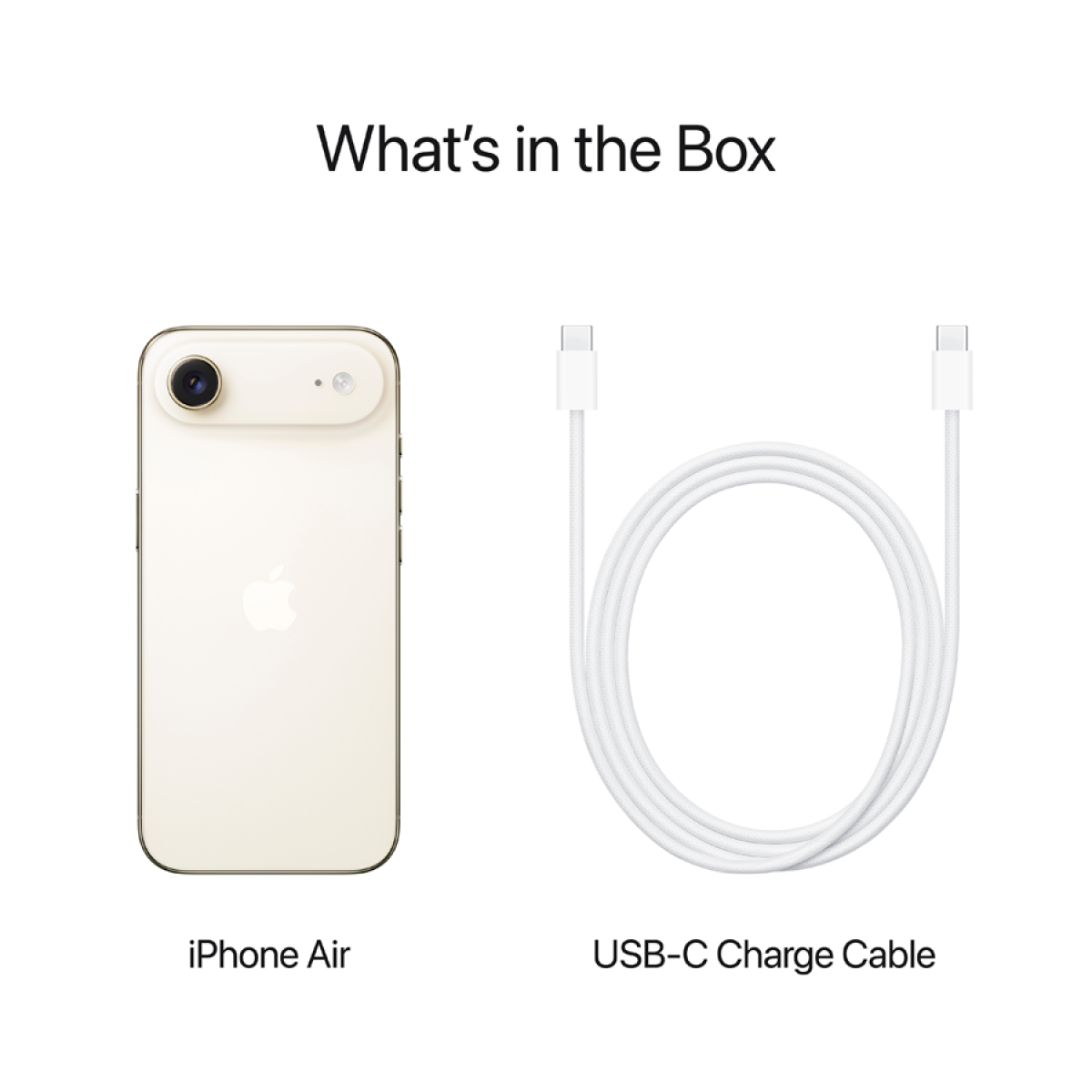 iPhone Air (MG2U4HX/A) 512GB Light Gold, Model A3517