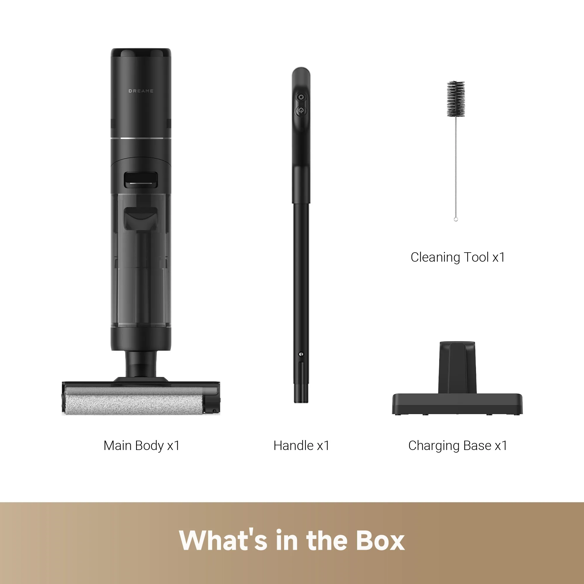 Вертикальный беспроводной моющий пылесос Dreame Wet and Dry Vacuum G10