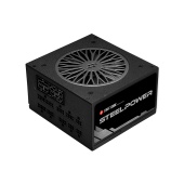 Блок питания Chieftronic SteelPower, BDK-550FC [550 Вт, 80 PLUS Bronze, 6x SATA, 2x 6+2 pin PCIe, 2x 4+4 pin CPU]