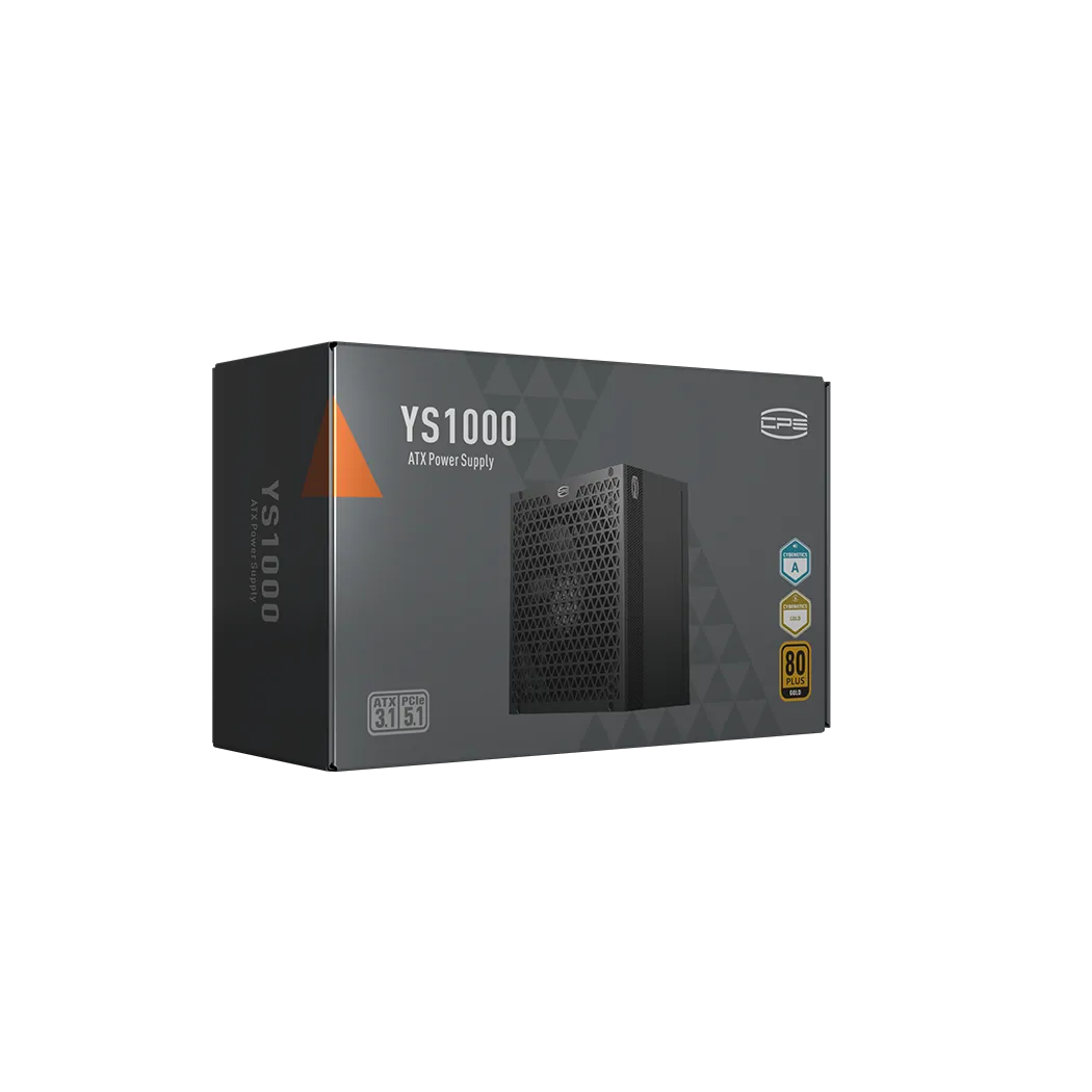 Блок питания PCCooler YS1000 [1000 Вт, 80 PLUS Gold, 12x SATA, 3x 6+2 pin PCIe, 2x 4+4 pin CPU, ATX]