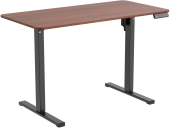 Стол регулируемый FlexiSpot FQ2-BMA-1260, Walnut-Black, Черный / Коричневый