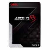 Твердотельный накопитель SSD GEIL ZENITH R3 (GZ25R3-128G), [128 ГБ, 2.5" SATA III, чтение: 550 МБ/с, запись: 490 МБ/с, TLC]