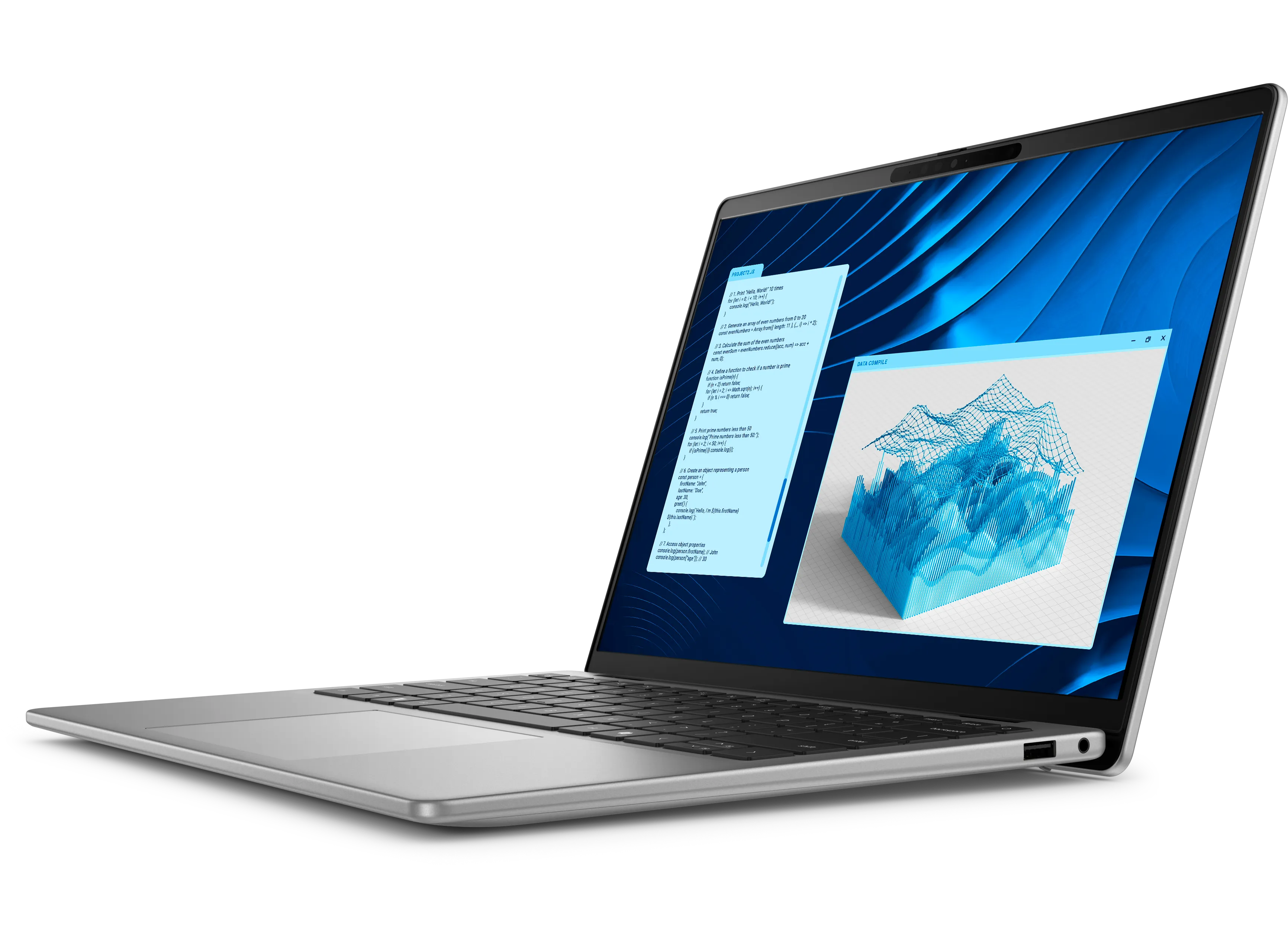 Ноутбук Dell Latitude 5455 (N001L5455EMEA_VP) [14" Full HD, Snapdragon X Plus 8С X1P-42-100, 16 ГБ ОЗУ, 512 ГБ SSD, Windows 11 Pro]