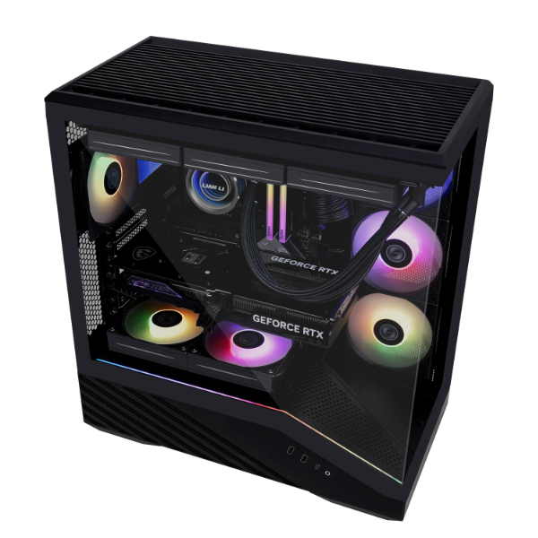 Корпус Lian Li Vector V100RX (G99.V100RX.00) [Midi Tower, 4 x 120 мм, черный]