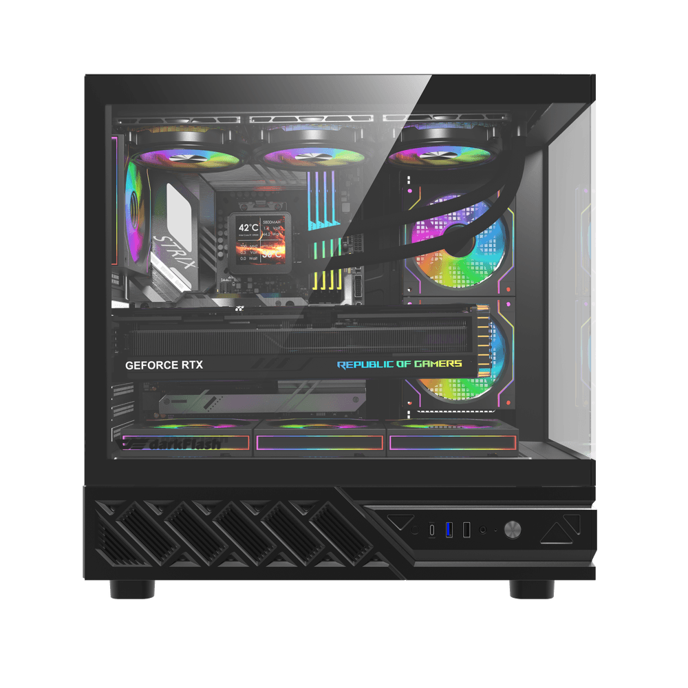 Корпус darkFlash DS950 (DF-DS950-BK) [Midi Tower, 6 x 120 мм ARGB, Черный]