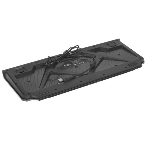Клавиатура проводная игровая Defender Underlord GK-340L [мембранная, проводная, клавиш - 104, подсветка] 