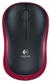 Беспроводная мышь Logitech M185 [910-002240], Красный, черный