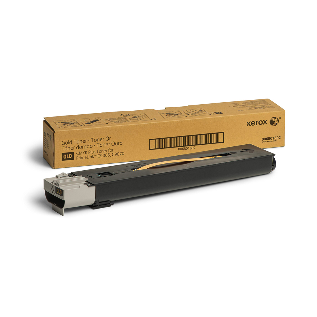 Тонер-картридж Xerox 006R01802, оригинальный, золотой