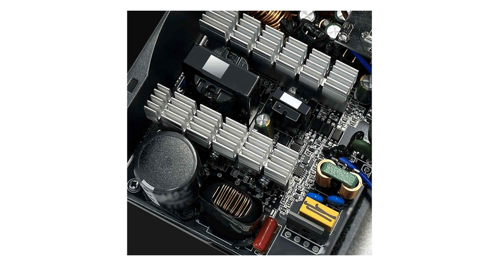 Блок питания Ocypus Gamma P550 550W Non modular, 80+ 230V EU WHITE, Черный, Gamma-P550-W1HDBK024X-EU