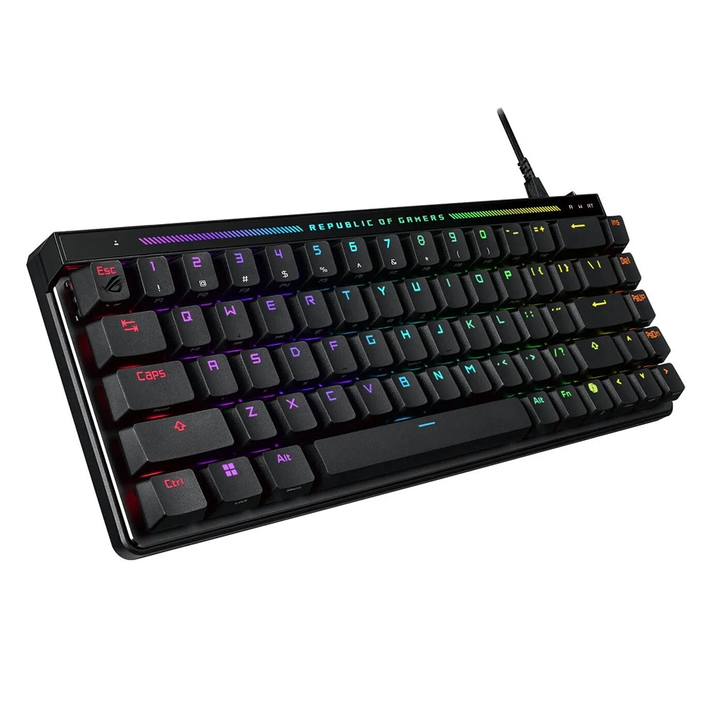 Клавиатура Asus M605 ROG FALCHION ACE HFX (90MP03VE-BKRA20) [Магнитная, проводная, клавиш - 68, подсветка]