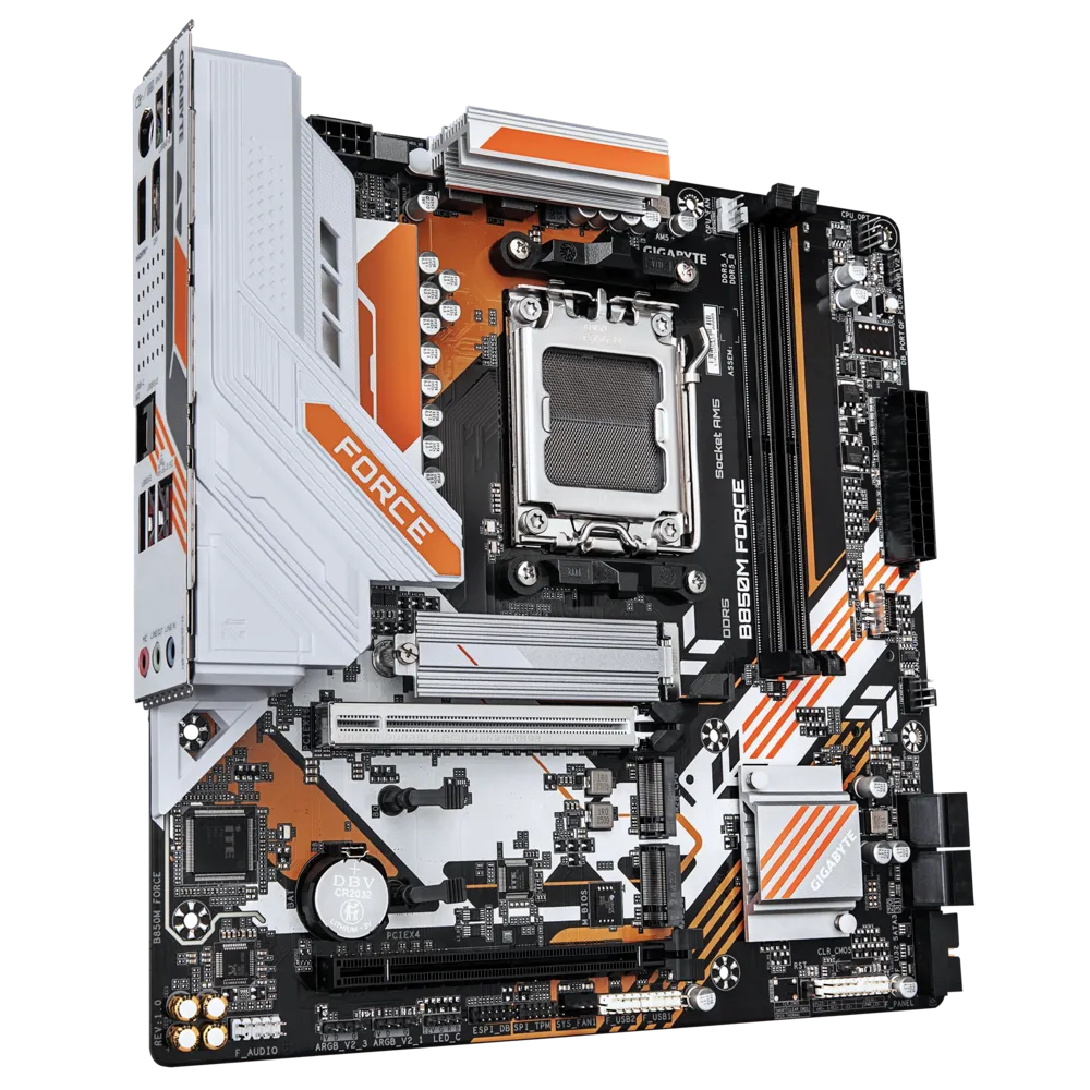 Материнская плата Gigabyte B850M FORCE [AM5, AMD B850, 2xDDR 5, 2xM.2, 2xPCI-E x16, Micro-ATX]