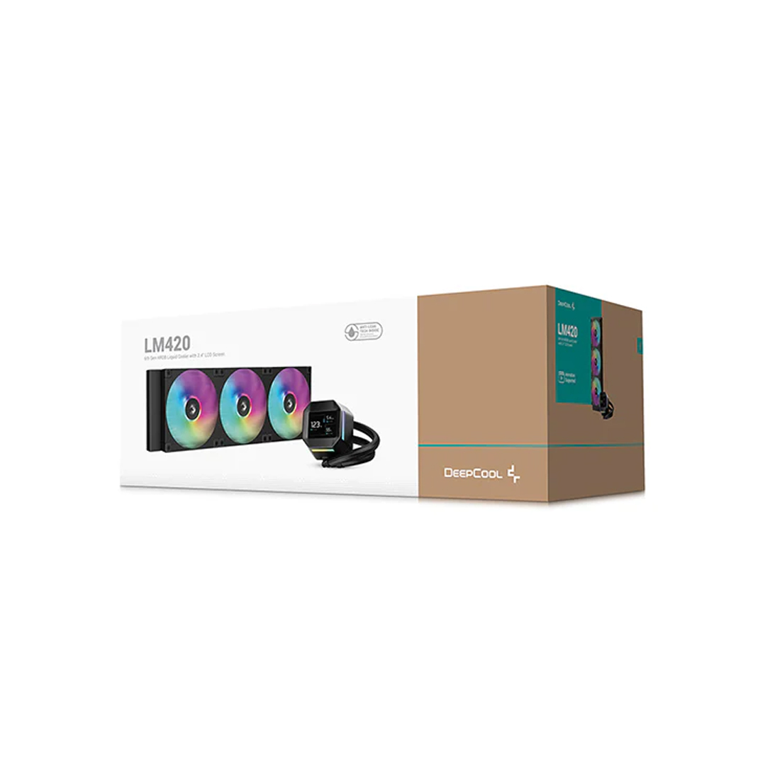 Система охлаждения DeepCool LM420 [140 × 140 × 25 мм, 1650 об/мин, 25.2 дБ(A), 4 pin]