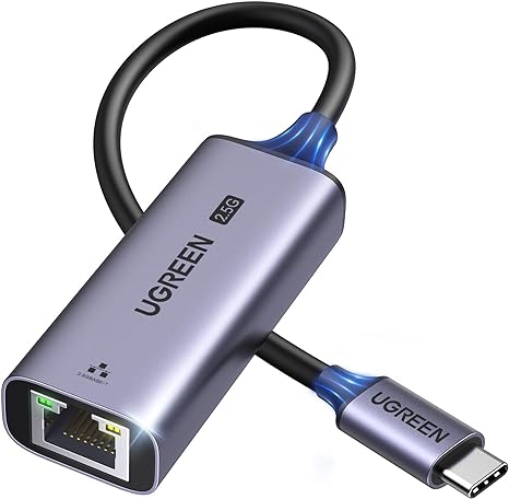 Адаптер UGREEN CM648 (25052) USB-C 3.1 GEN1 To RJ-45 2.5G Ethernet