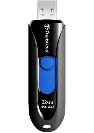 Флеш-накопитель, 32 GB, Transcend, TS32GJF790K, USB 3.0, черный