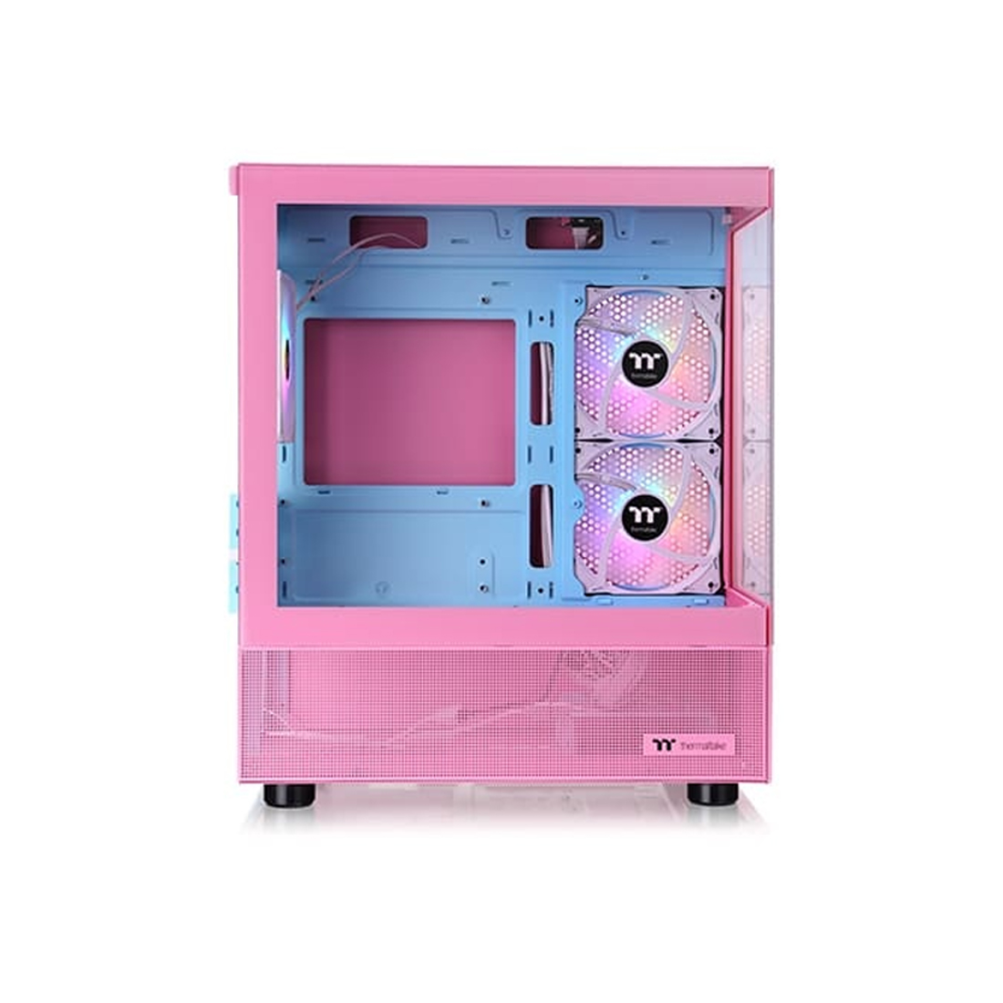 Корпус Thermaltake View 170 TG Bubble Pink (CA-1Z4-00MAWN-01) [Mini Tower, 3 x 120 мм, розовый]