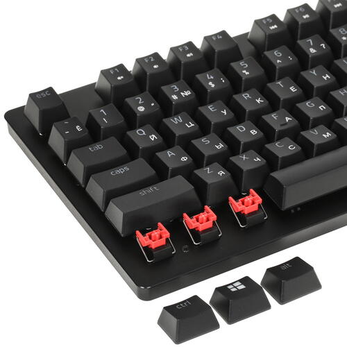 Клавиатура Razer Huntsman Tournament Ed. (Red Switch) [механическая, проводная, клавиш - 87, подсветка]