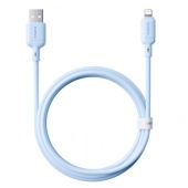 Интерфейсный кабель Baseus Silky USB to iP 2.4A 1m Galaxy Blue (P10377702313-00)