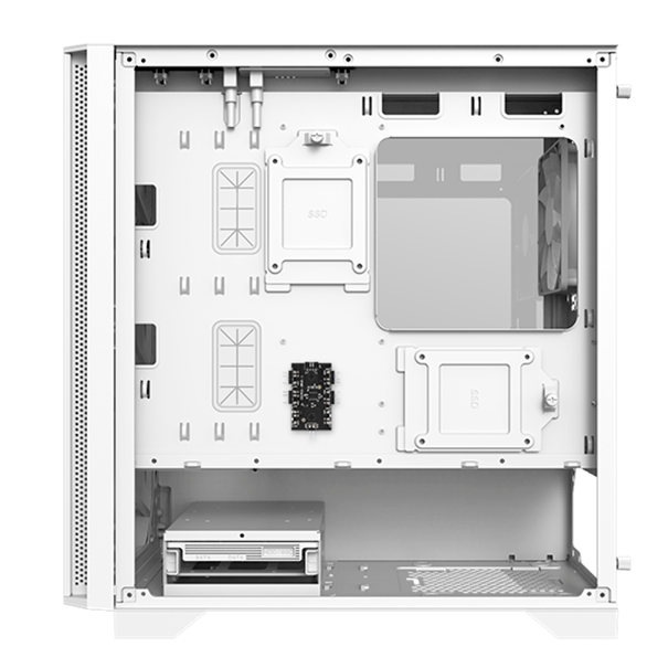 Корпус Montech AIR 100 ARGB (W) [Mini Tower, 4 × 120 мм, Белый]