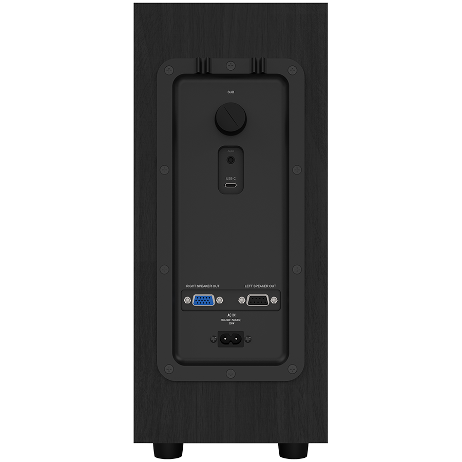 Игровая аудиосистема Klipsch ProMedia Lumina 2.1 с сабвуфером, чёрная