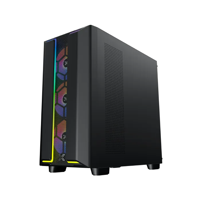Корпус Xigmatek Gaming Y Pro (EN42249) [Midi Tower, 4x 120 мм ARGB, черный]