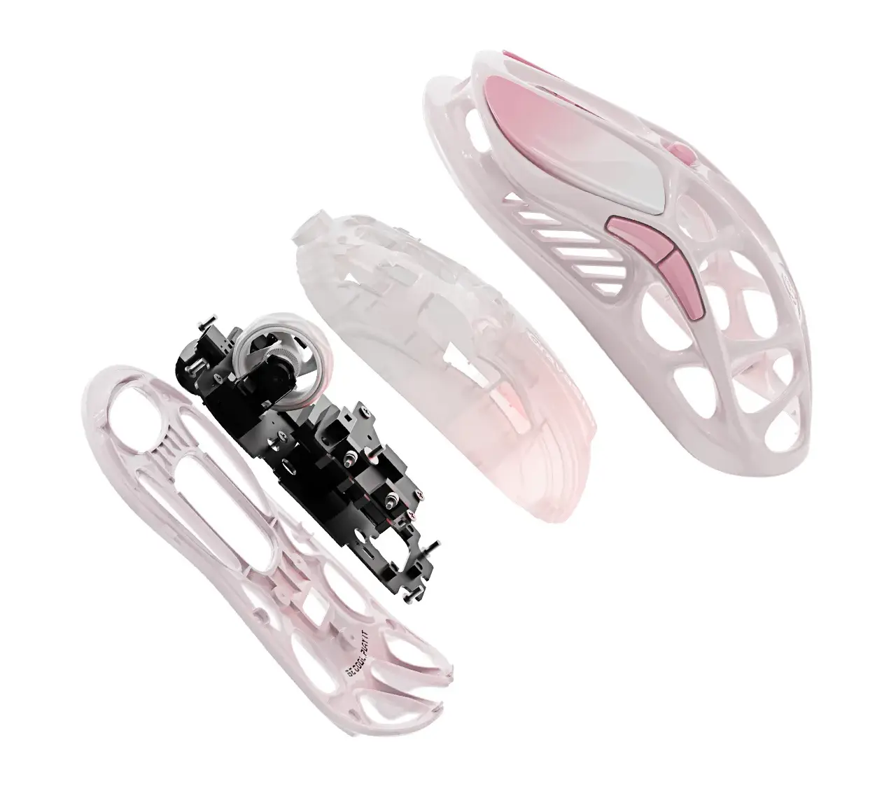 Мышь Gravastar Mercury M1 Pro [беспроводная, светодиодная, 26000 DPI, 1000 Гц подсветка, Розовый]