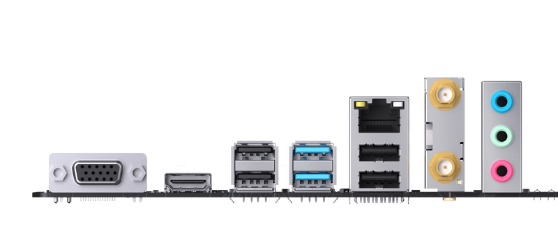 Материнская плата Maxsun H610M 666 WIFI6 D5 [LGA 1700, Intel H610, 2xDDR 5, 1xM.2, 1xPCI-E x16, Micro-ATX]