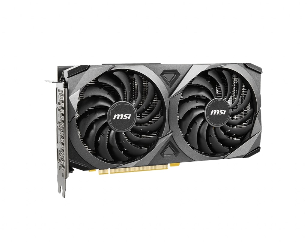 Видеокарта MSI GeForce RTX 3050 VENTUS 2X 8G OC [8 ГБ, GDDR6, 128 бит, 1807 МГц, HDMI, DisplayPort (3 шт)]