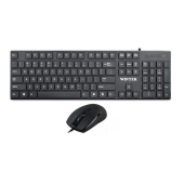Комплект клавиатура+мышь Wintek WS-KB-510 [мембранная, проводная, клавиш - 104]