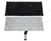 Клавиатура для ноутбука Apple MacBook Air A1369/ A1466, RU, вертикальный Enter, черная