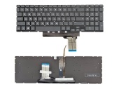 Клавиатура для ноутбука HP Victus 16-e, RU, подсветка, серая