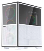 Корпус 1stPlayer IF8 (IF8-WH-4FO7-14-W) [Midi Tower, 4 x 120 мм, белый]