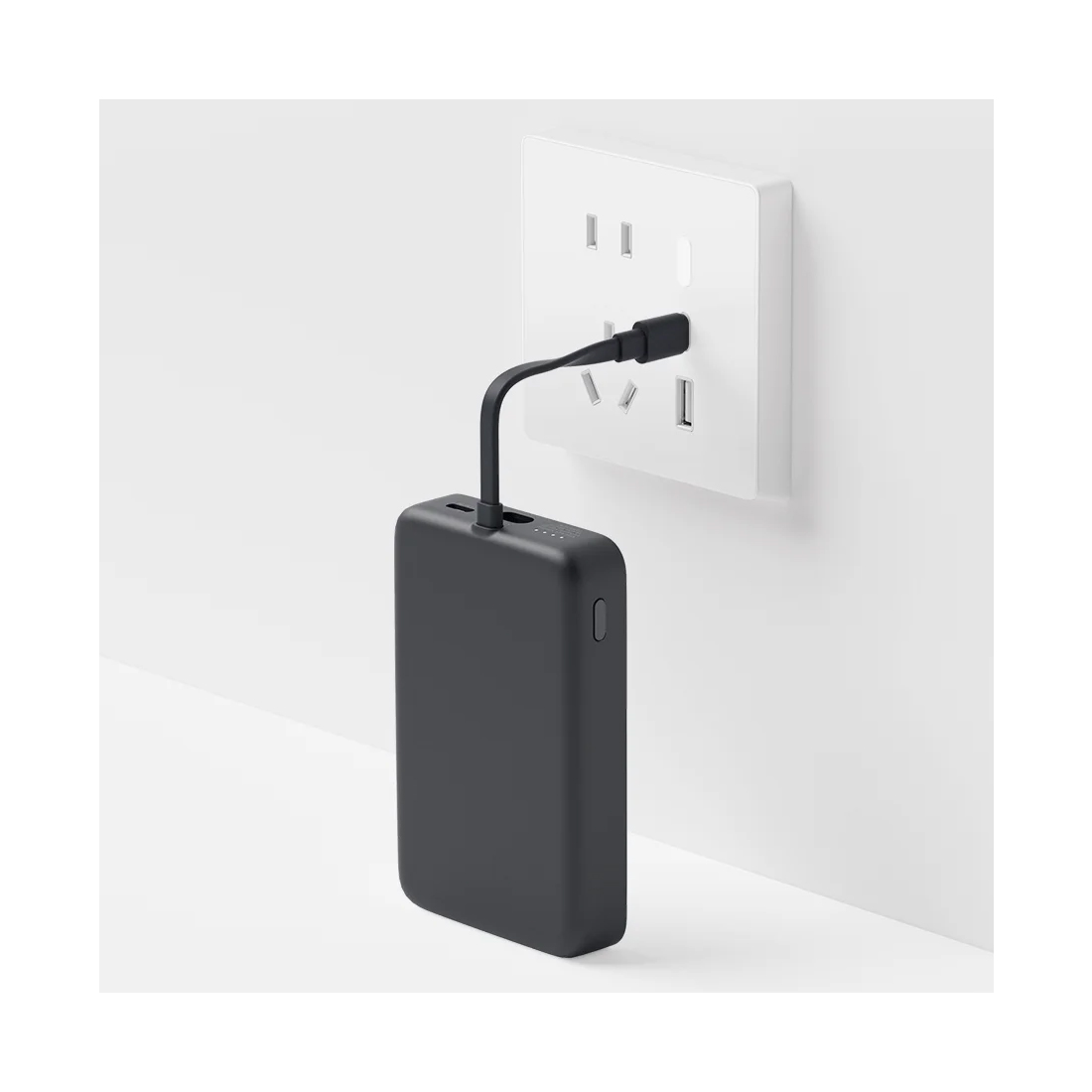 Портативный внешний аккумулятор Xiaomi 33W Magnetic Power Bank 10000mAh (Integrated Cable) Gray (WPB1007MI/BHR9823GL)