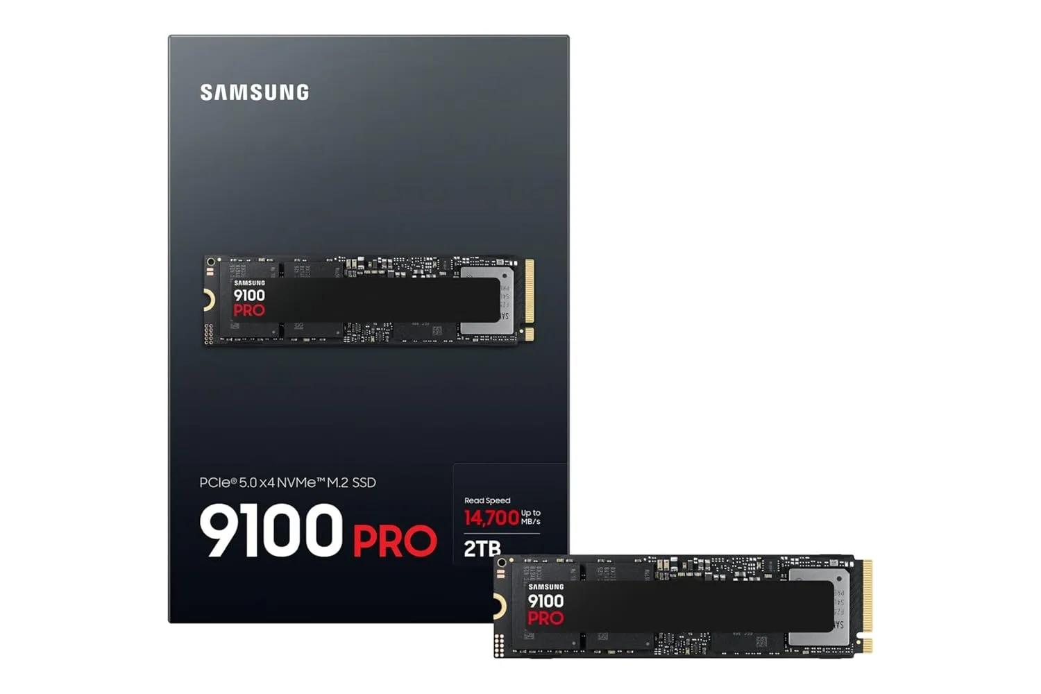 SSD-накопитель Samsung 9100 PRO (MZ-VAP2T0BW) [2 ТБ, M.2, PCI-E, 14800/13400 МБ/с]