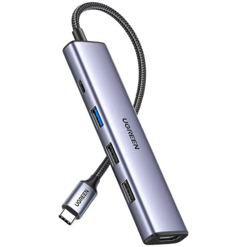 Конвертер UGREEN CM478 (15495) USB 3.1, Type-C, HDMI / USB, PD 100W