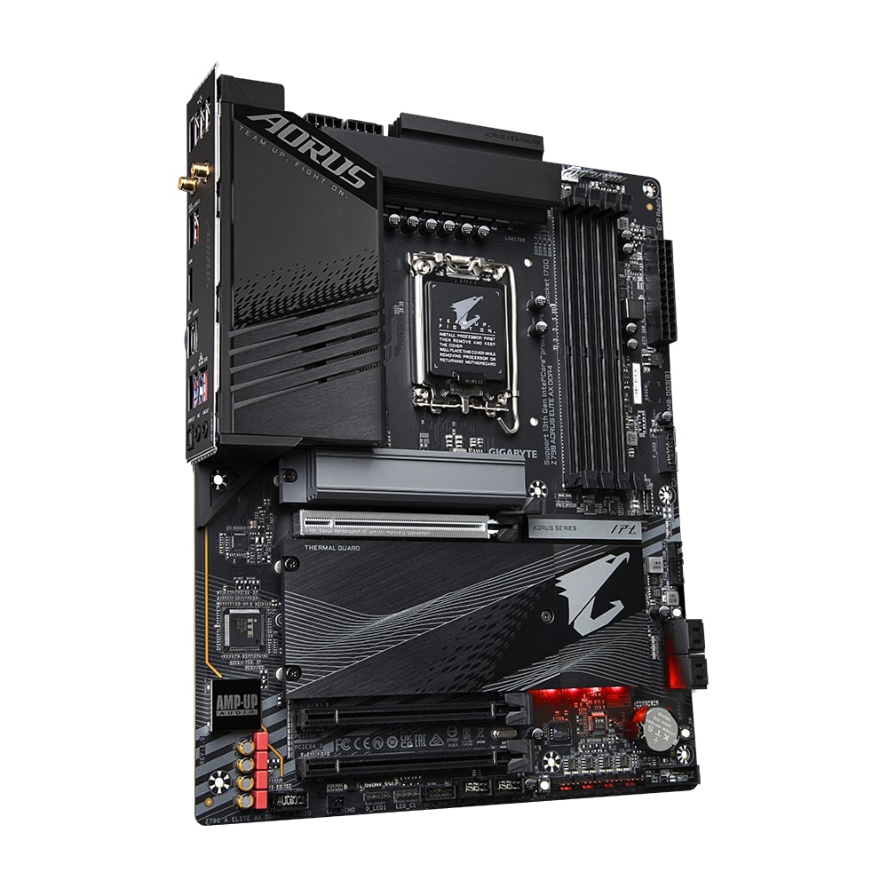 Материнская плата Gigabyte Z790 AORUS ELITE AX DDR4 [LGA 1700, Intel Z790, 4xDDR 4, 4xM.2, 3xPCI-E x16, Standard-ATX]