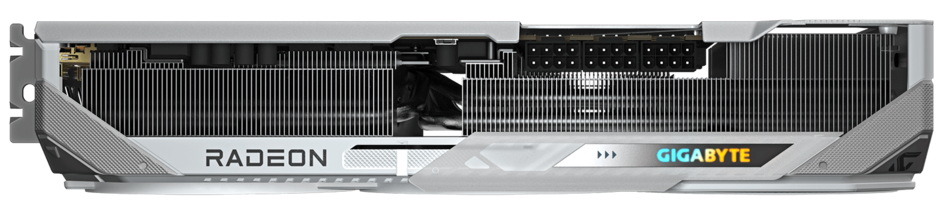 Видеокарта Gigabyte Radeon RX 9070 XT GAMING OC ICE 16G (GV-R907XGAMINGOCICE-16GD) [16 ГБ, GDDR6, 256 бит, HDMI (2 шт), DisplayPort (2 шт)]