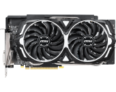 Видеокарта MSI Radeon RX 590 ARMOR 8G OC (RX 590 ARMOR 8G OC) [8 ГБ, GDDR5, 256 бит, DVI, HDMI (2 шт), DisplayPort (2 шт)]