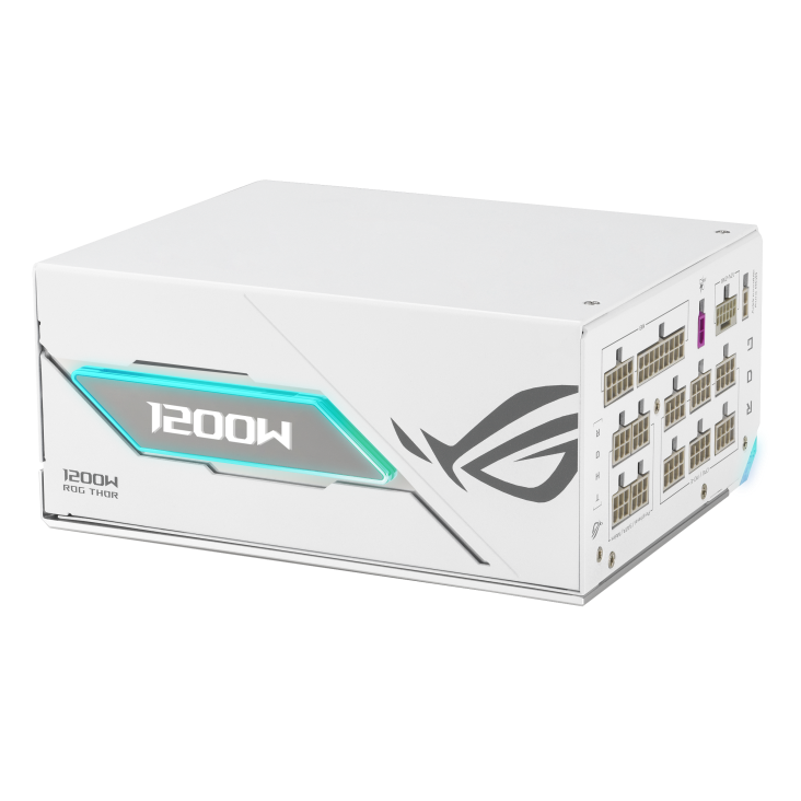Блок питания Asus ROG Thor 1200W Platinum III [1200 Вт, 80 PLUS Platinum, 7x SATA, 1 x 16 pin (12VHPWR), 4 x 6+2 pin PCIe, 2x 4+4 pin CPU, ATX]