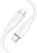 Интерфейсный кабель Anker PowerLine III Flow USB-C to USB-C (A8552H21) Белый
